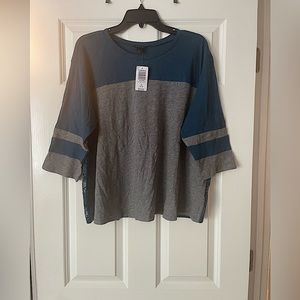 Lace Back Varsity T-Shirt